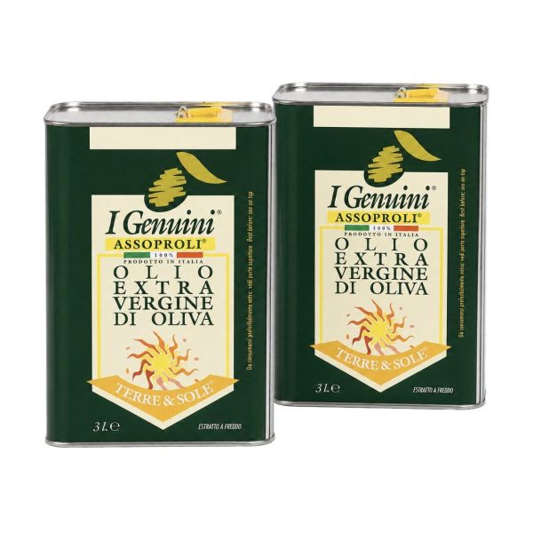 Promo Estate: Olio EVO “I Genuini” Terra & Sole – 2 lattine da 3L a 40€